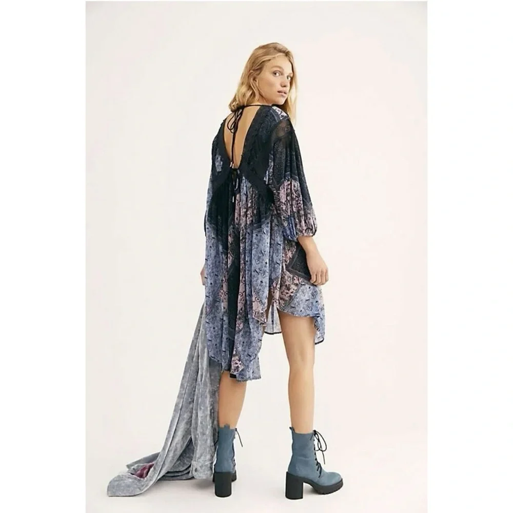 Free People Moon Child Lakeside Boho Tunic Dress - Picture 2 of 16